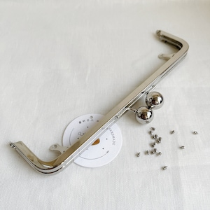 3056# 6cm*24cm Minimalist Kiss Clasp Purse Frame with Inside Chain Loops and Screws/ Glue-In Style Kisslock Bag Frame/ Purse Frame