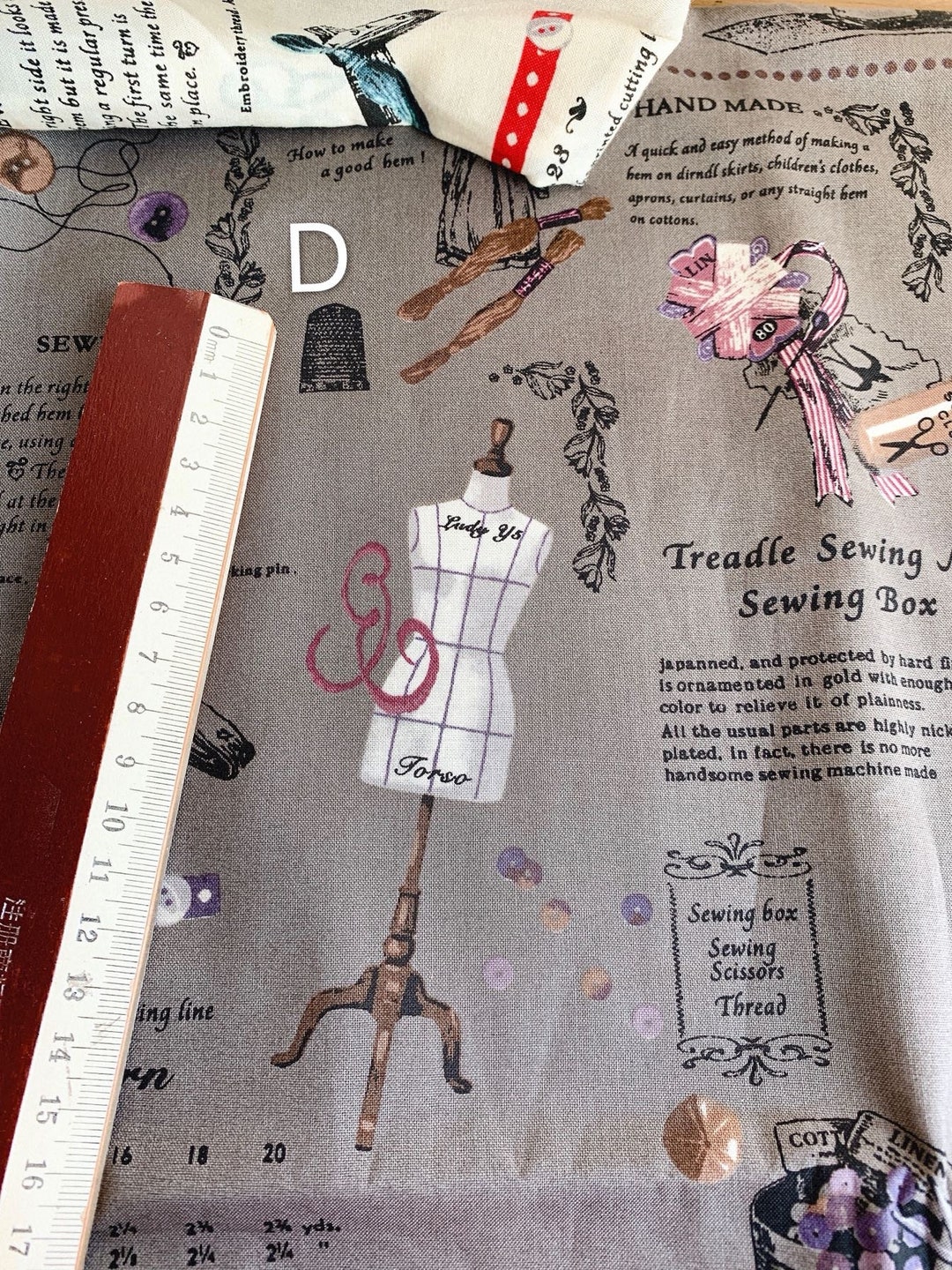 1267# YUWA DIY Sewing and Design Pattern Cotton Fabric/ DIY