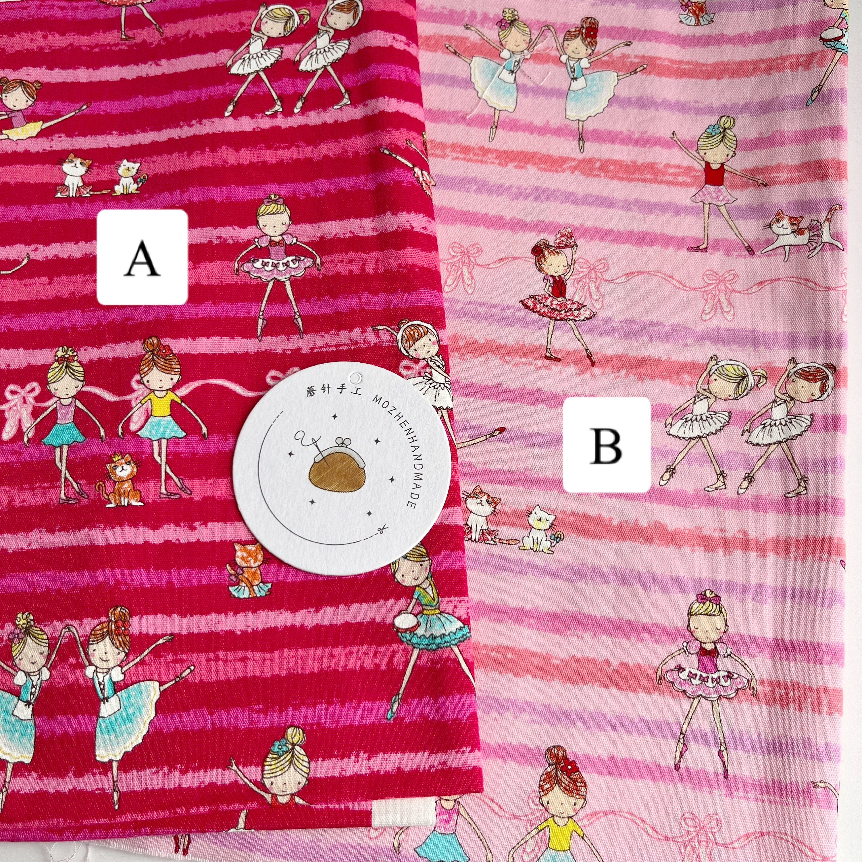 1150# Cute Pink Ballet Shoes, Dressed Cats, Ballet Girl Ballerina