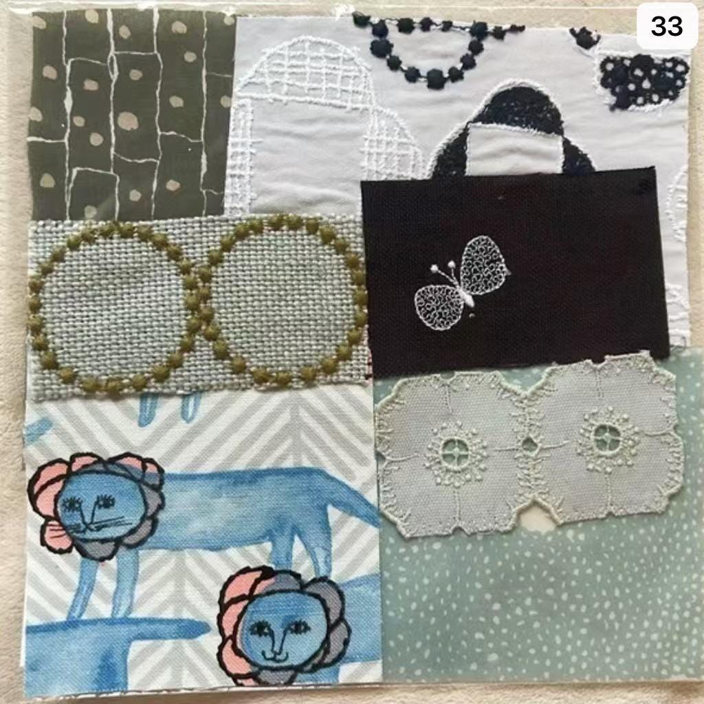 1196# Mina Perhonen Mix & Match Small Fabric Bundle, Circle