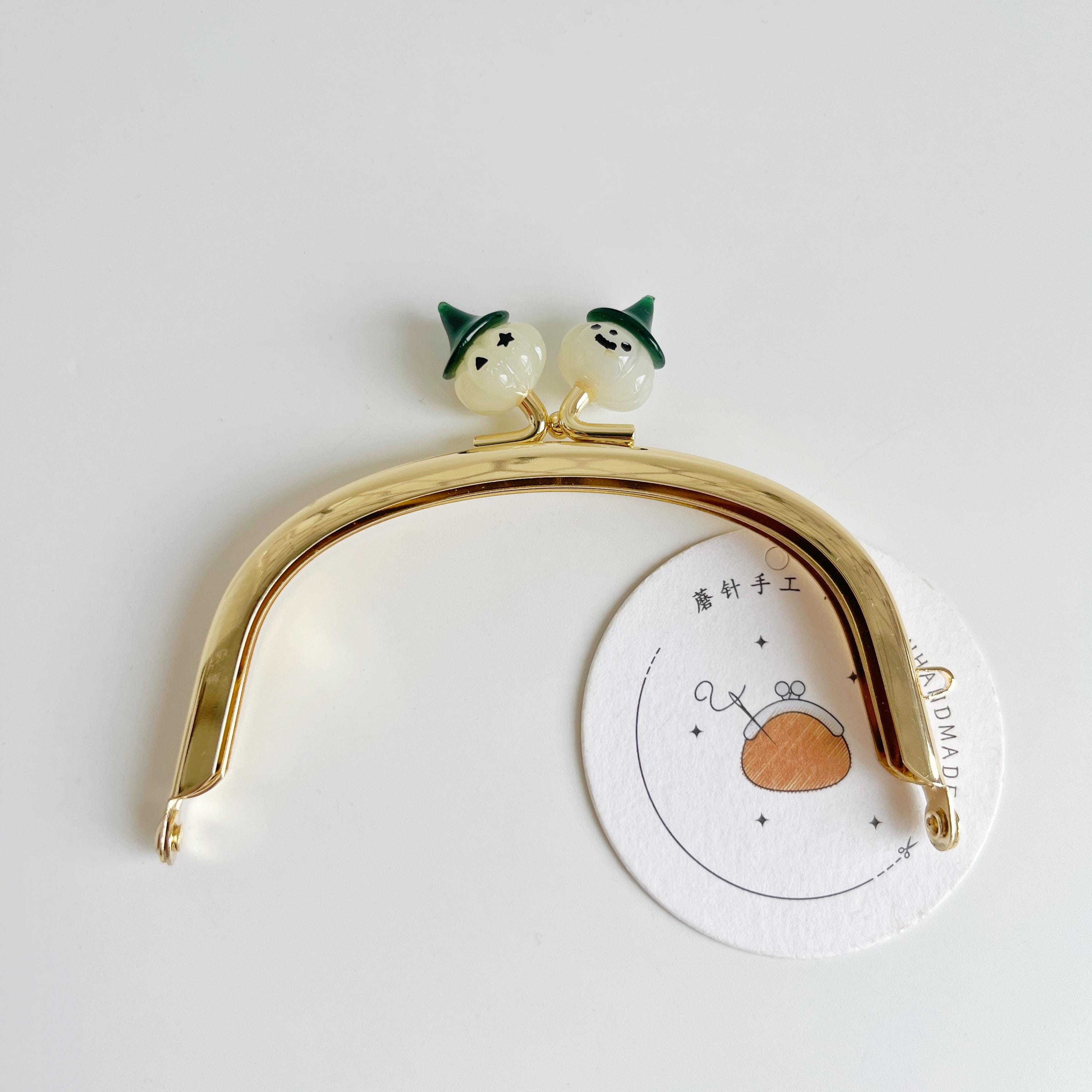 3291# 5.5cm*10.5cm Magic Wizard Pumpkin Kiss Lock Round Shape