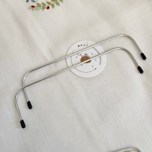 3092# One Pair Square Internal Purse Frame/ Internal Wire Purse Frame/ Metal Stick Bag Frame/ Purse Frame