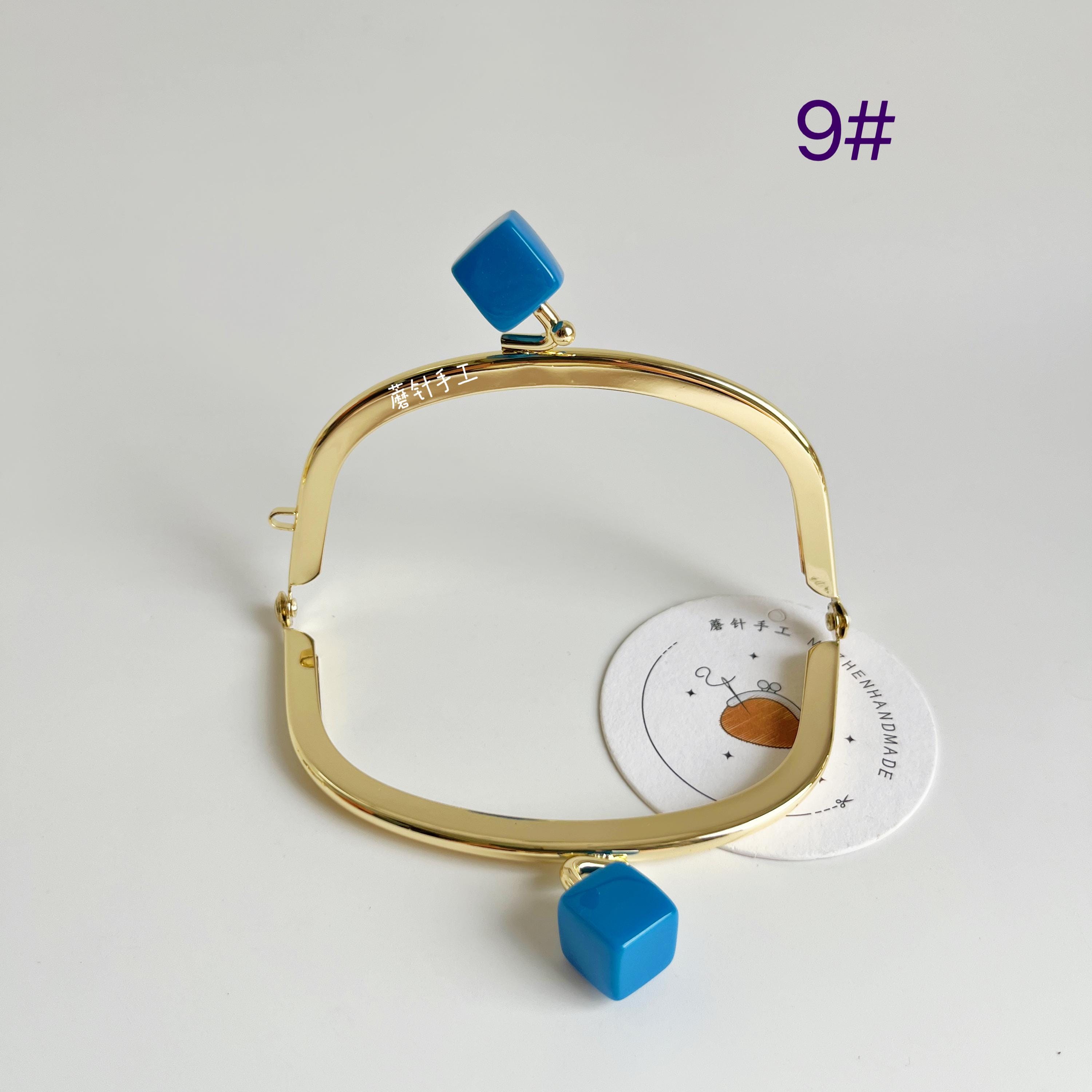 小物 Karl327 3276# 5.5cm*10.5cm Cute Candy Color Cube Bead Gold