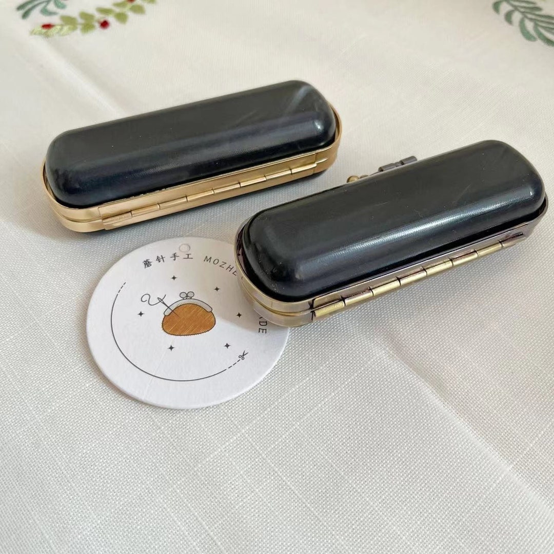 3112 3.5cm9.8cm Small Box Purse Frame/ Gold Bronze Kiss Etsy