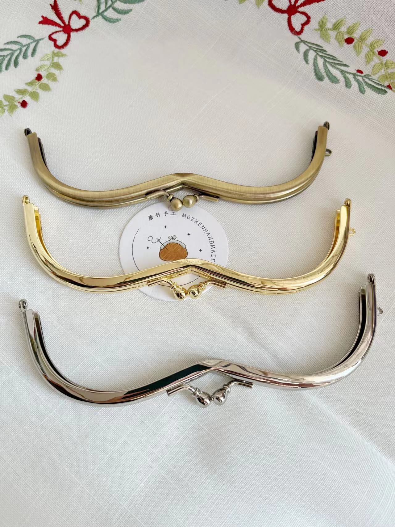 7 Inch 18CM Eyeglass M Shape Bag Purse Frame Clasp Hardware SEW ON Purse  Making Supplies Nickel Anti Bronze 