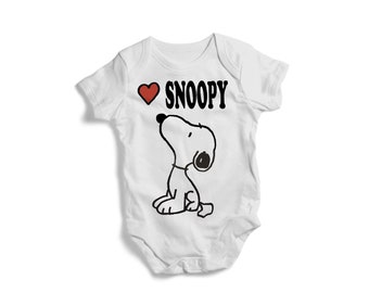 snoopy baby grow