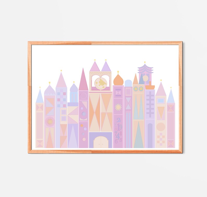 It's A Small World. Disney Printable Art. Instant Download | Etsy