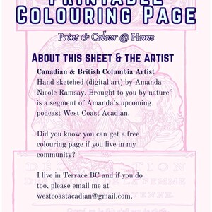 Olympe de Gouges Colouring Sheet | Printable Art | Feminist | Philosopher image 2