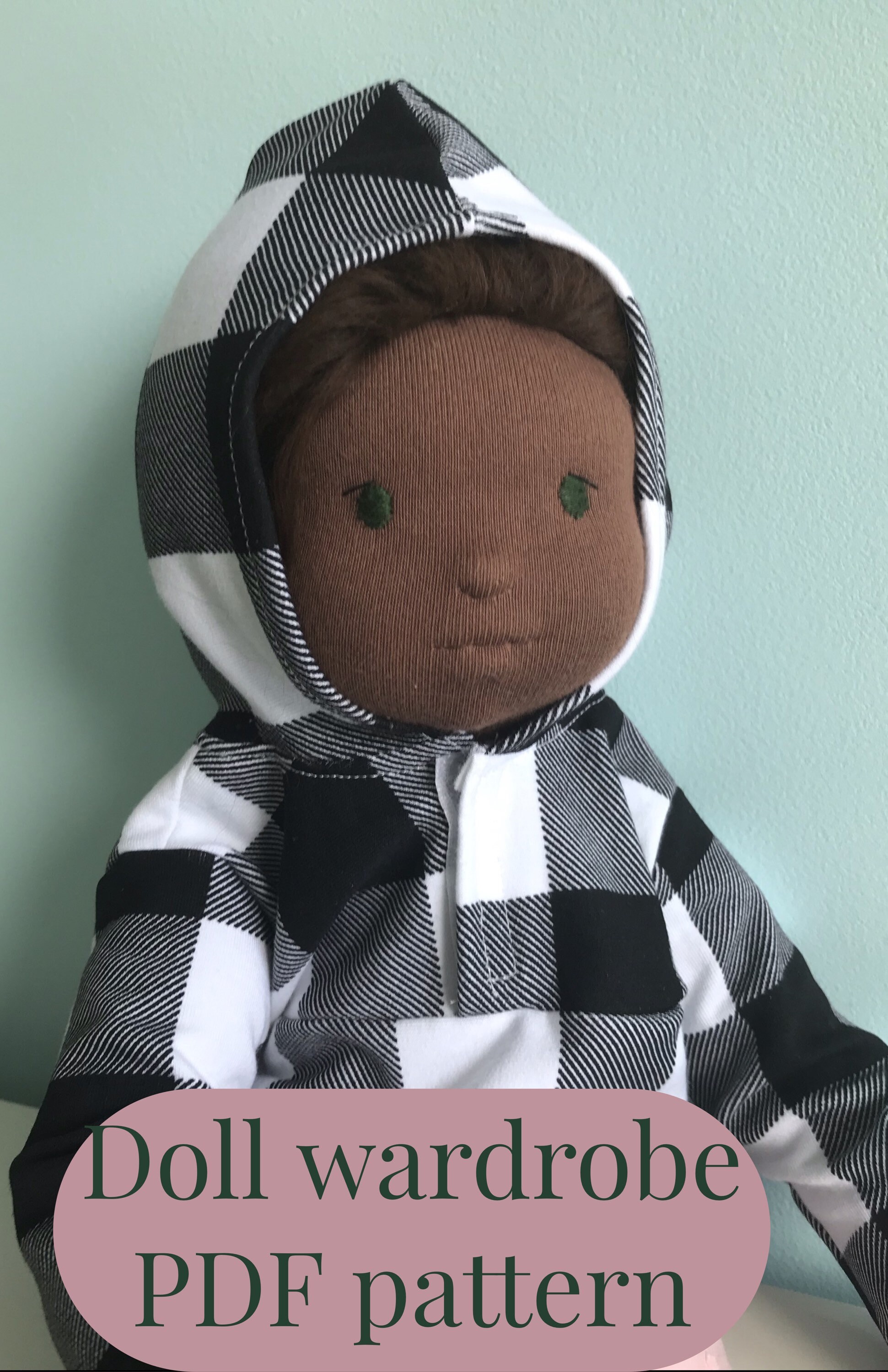 16 inch doll hoodie pattern and tutorial Etsy