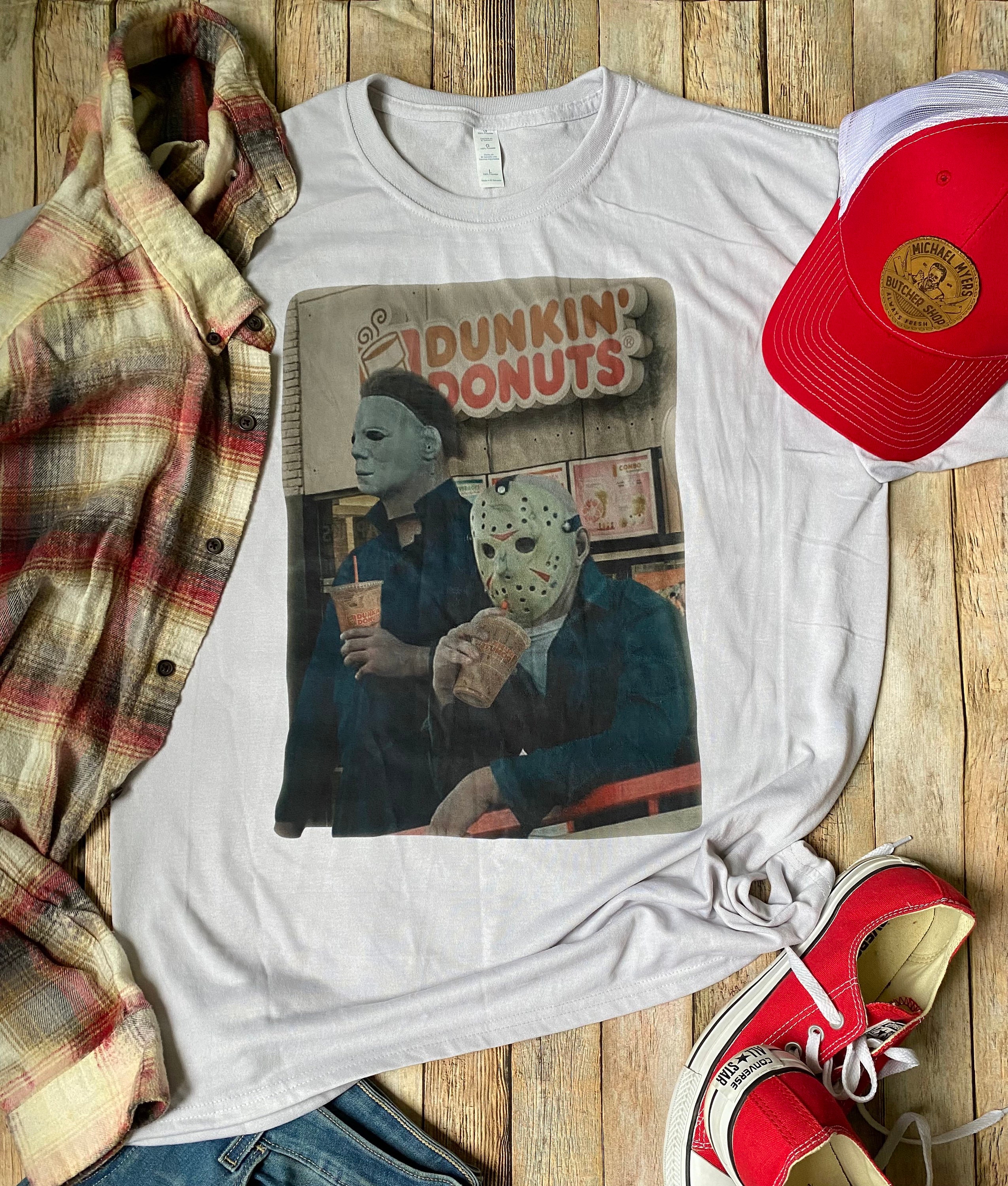 Horror Shirt, Fall Shirts, Horror Gift for Him, Halloween Shirt for M…