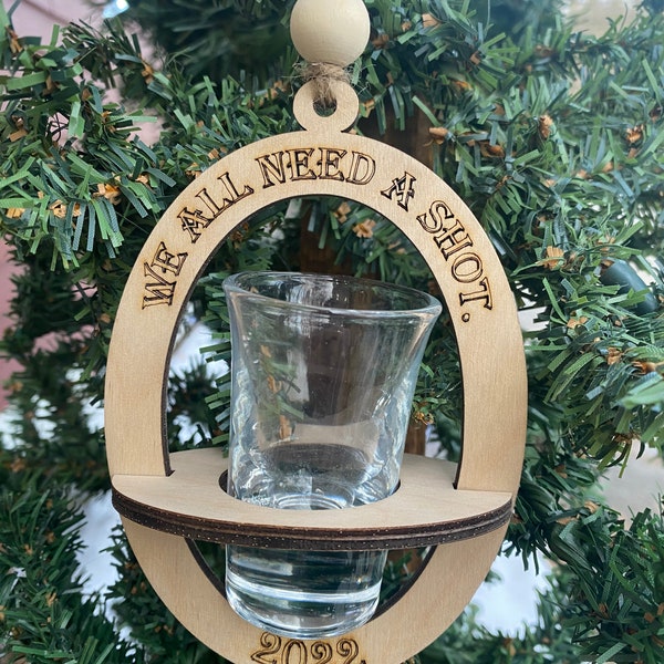 Christmas Shot Ornaments Etsy