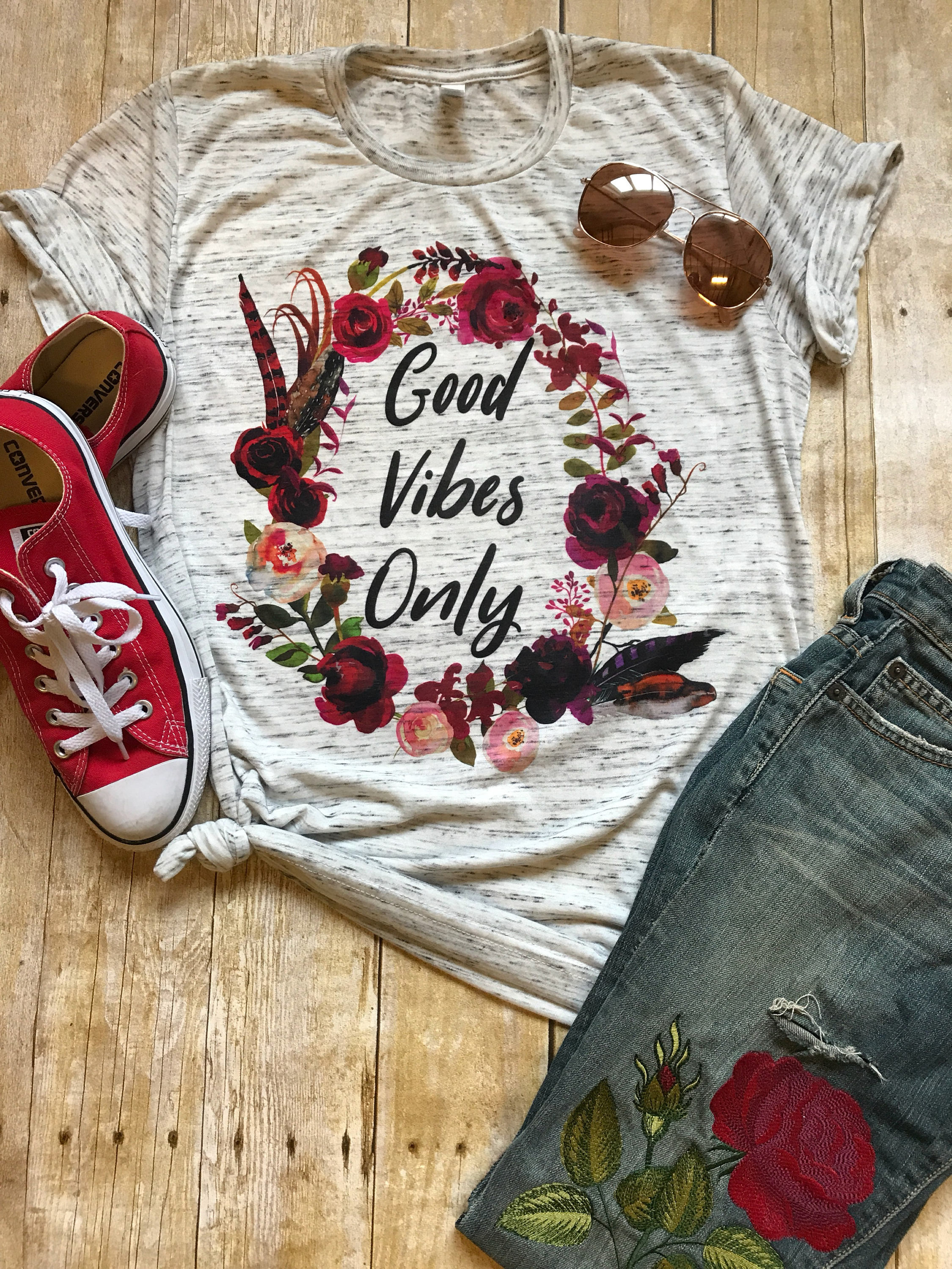 Good Vibes Only Shirt Workout Shirt Yoga Shirt Boho Tee Shirt Tumblr …