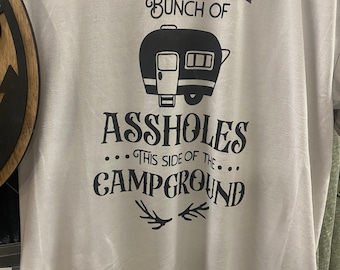 Drunkest Bunch Shirt Camping shirt Dad Shirt Gift for Dad Gift for Camper Birthday Gift for Dad Funny Camping Shirt Summer T shirt for Him