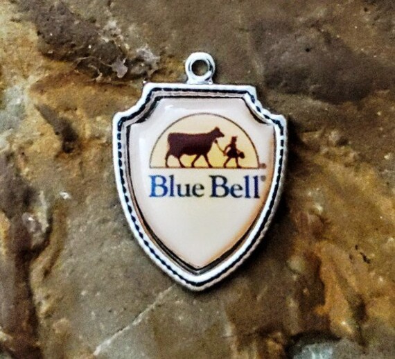 Vintage Blue Bell Charm Blue Bell Creameries Charm