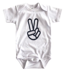 Peace Sign Onesie (Newborn, 3-6 months)