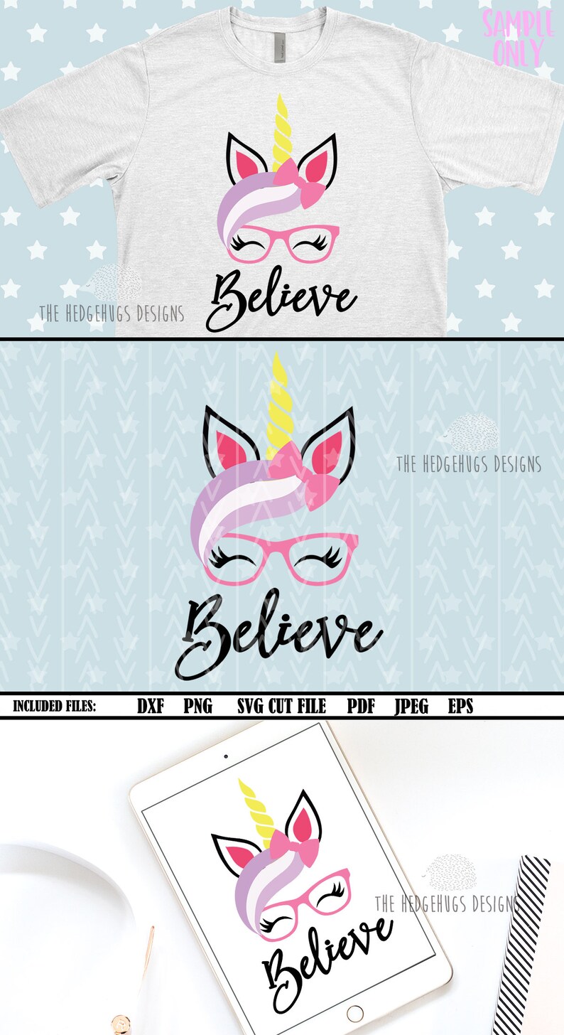 Download Unicorn SVG Bundle Unicorn Face svg birthday squad svg | Etsy