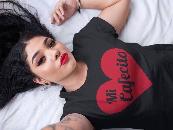Mi Cafecito Shirt Heart Shirt Spanish Coffee Coffee Shirt Etsy