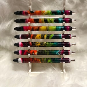 Rainbow epoxy pen