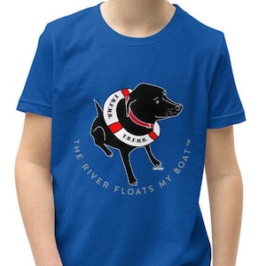 DD the Dock Dog To The Rescue- A great tee for the &quot;river rat-lings&quot; in your family