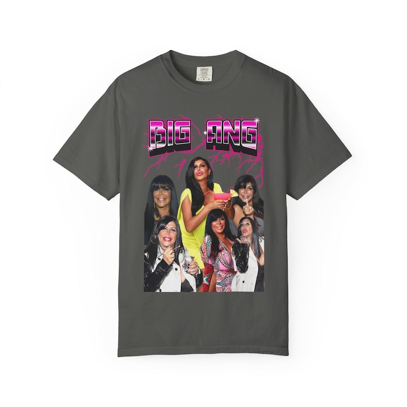 Big Ang Mob Wives T-Shirt: Vintage Graphic Tee, Realität TV Fan Merchandise Bild 3