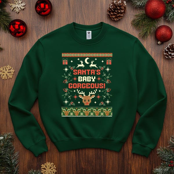 Prachtig babykersttrui Lisa Barlow, RHOSLC-fancadeau