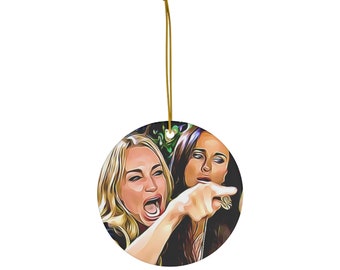 Keramik Ornament | Weihnachtsschmuck | Echte Hausfrauen Meme | Taylor Armgenommen | Kyle Richards | RHOBH