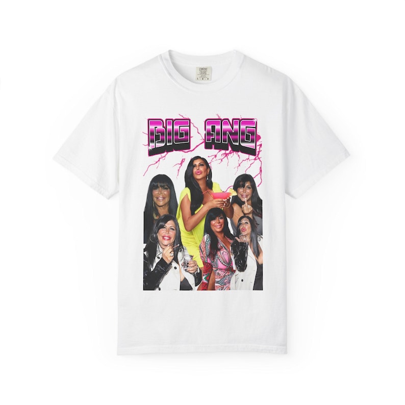 Big Ang Mob Wives T-Shirt: Vintage Graphic Tee, Realität TV Fan Merchandise Bild 1