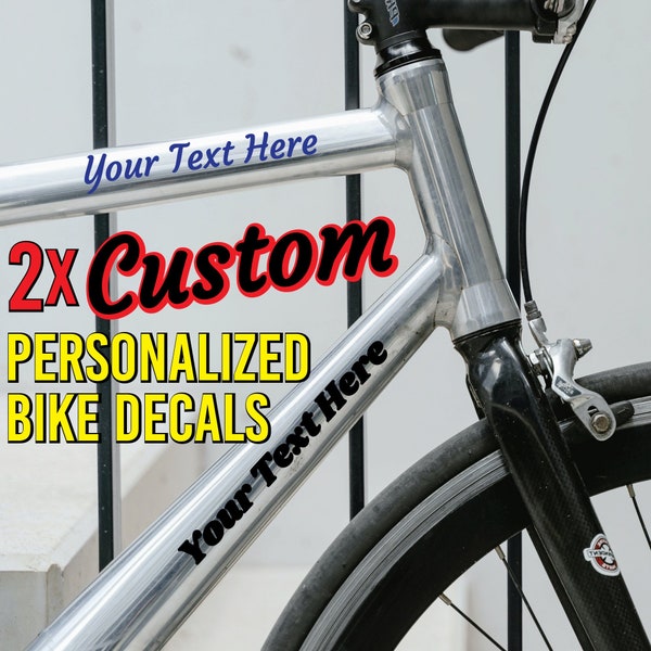 Bike Frame Decal Etsy