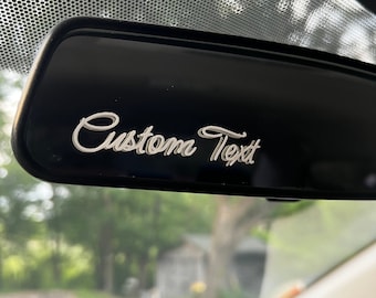 CUSTOM Decal for Rear View Mirror - Rear View Mirror Sticker - Personalized Mirror Decal - Custom Mirror Decal Rear View - Mirror Stickers