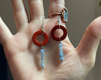 Phish inspired donut dangle earrings