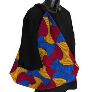African fabric bag - Origami Bag - Tote bag - Shopping bag - Handmade bag - Hand bag - Shoulder bag - Gift  - Women gift
