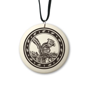 Chipmunk Necklace • American Handmade Jewelry • Chipmunk Necklace Gift • Representing liveliness, determination, curiosity and confidence