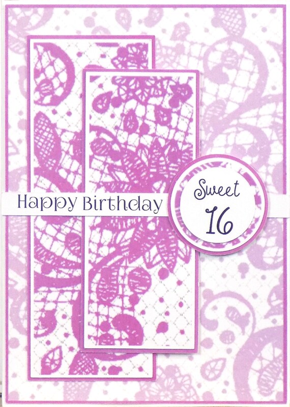 Happy Sweet 16 Birthday Etsy