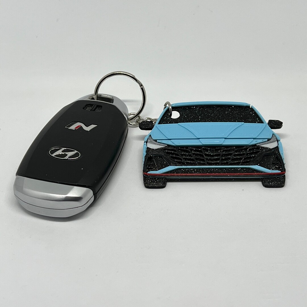 Elantra N Keychain Etsy