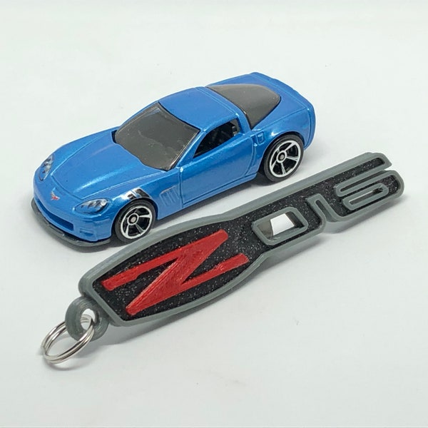 Corvette Z06 Keychain Etsy