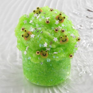 Slime "Kiss the frog" / gift, birthday present, children's birthday, anti-stress toy, skill, fidget toy