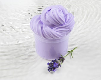 Slime “Calming lavender butter” / gift, birthday present, children's birthday, anti-stress toy, skill, fidget toy