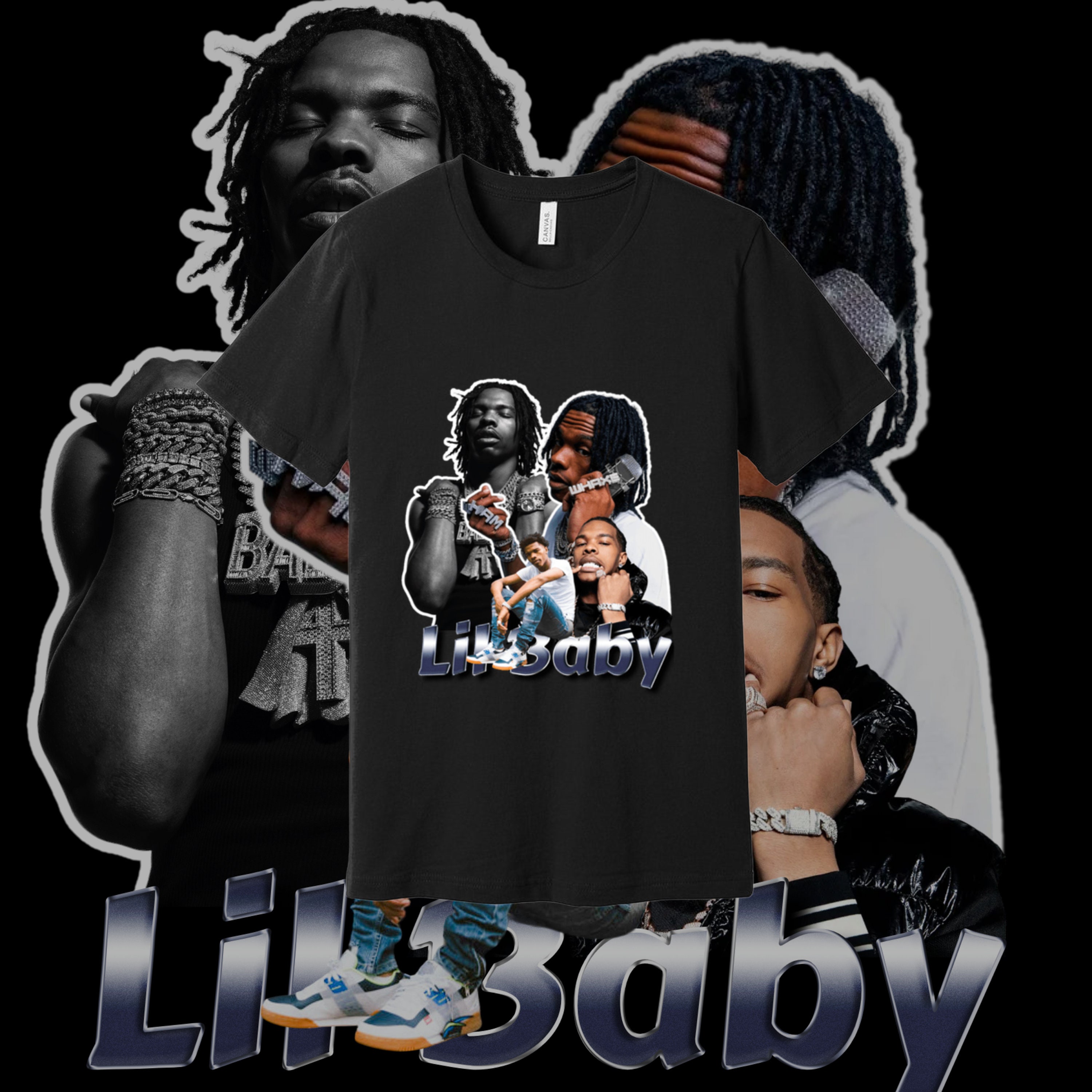Discover Unisex Adult Lil Baby Jersey Tee, Lil Baby Classic Vintage Bootleg Rap T Shirt