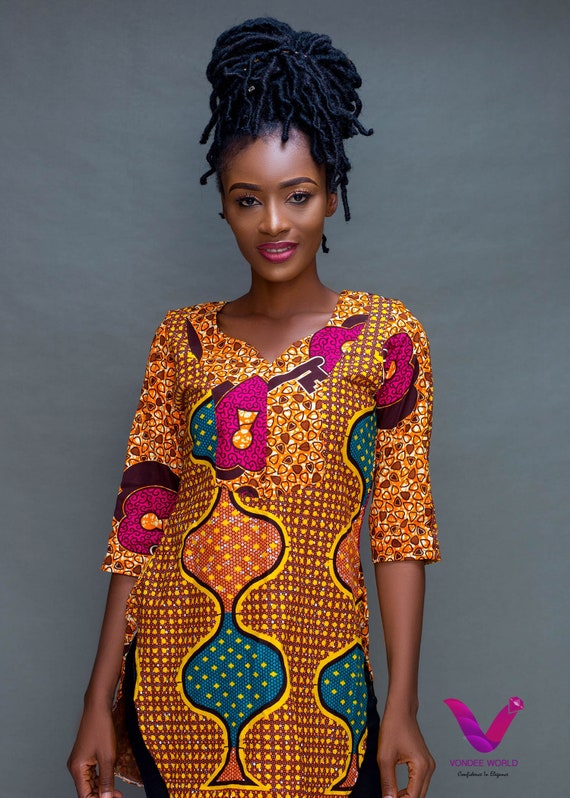 ankara shirts for ladies
