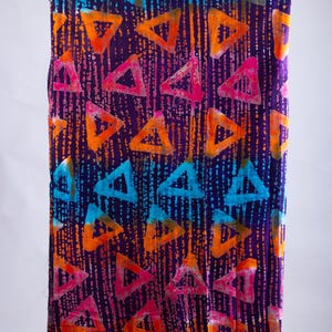 5#- Authentic Adire Tie and Dye Cotton Fabric| Handmade Adire Tie and Dye Cotton Fabric| Tie and Dyed Batik Fabric | Ghana Tie and Dye