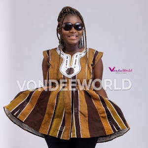 Yuriza Smock Blouse | Sleeveless Smock Top| African smock Fugu | Women Batakari | African Smock Dress | Ghana Smock Dress | | African tunic