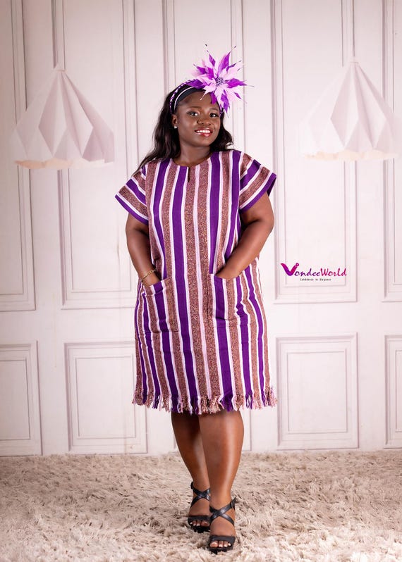 Amber Smock Dress| Flared Fugu Dress|african Smock Dress| Ghana