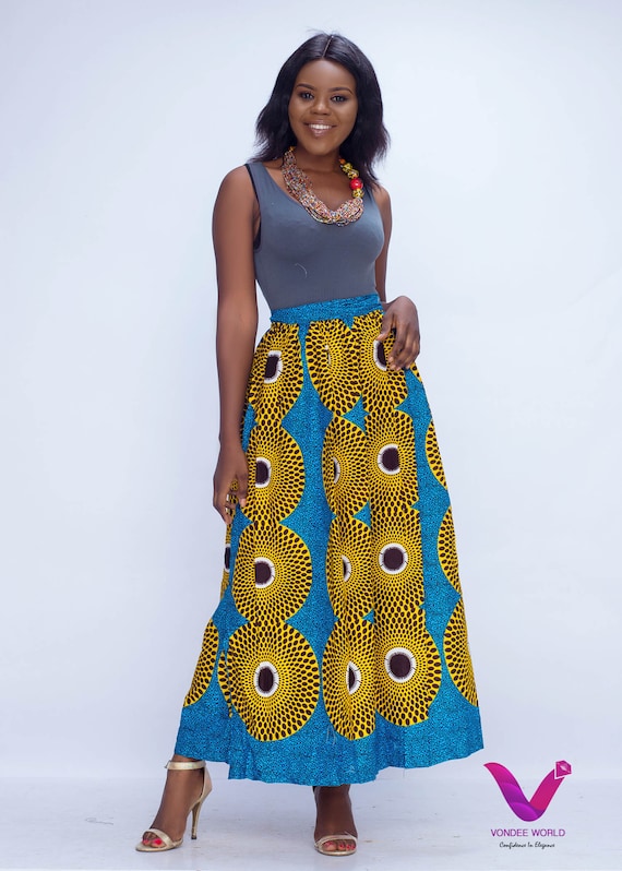 ankara wrapper skirt