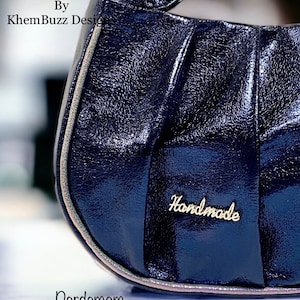 Shoulder bag, Handbag, Indigo purse, party bag.
