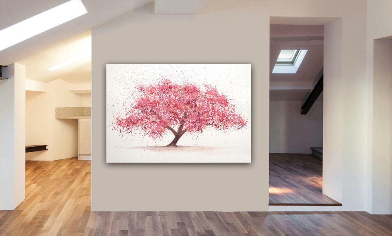 Cherry Tree Blossom Canvas Wall Art Framed Print Various Etsy