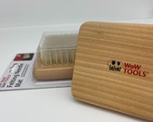 Needle Felting Brush Mat – Needle Felting on Fabric, Craft Tool, Needle Felting Aid, Christmas Present, Brush Mat, Wooden Base