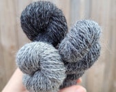 Pure Undyed Natural Alpaca 4ply Yarn 150m Skeins – Locally Sourced British Yarns – Grey Yarns – Knitting – Crochet – Weaving