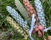 Natural Homegrown Handwoven Lavender Wand - Eco Craft - Natural Flower Scent - Dry Flower Bundle