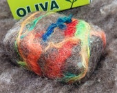 British wool wet felting oliva soaps kit - DIY Felted soap bar kit - olive oil soap - Eco craft - sustainable gift - handdyed wool