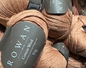 Rowan Cotton Wool Yarn 50g Colour 00209 Nutkin brown organic merino and cotton